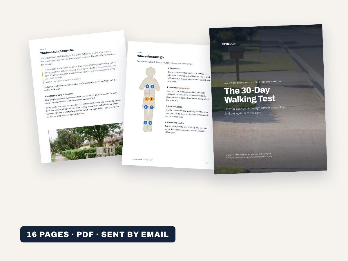 Pages from The 30-Day Walking Test e-book.