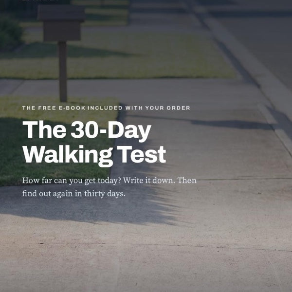 The cover of The 30-Day Walking Test e-book.